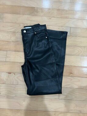 Women’s Zara straight leg leather pants